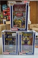3 PoP! Comic Covers Avengers Vinyl Collectables