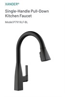 Xander Kitchen Faucet-Matte Black P7919LF-BL
