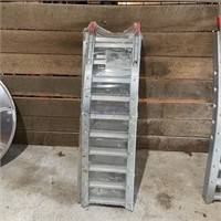 Folding Arched Aluminum/ Steel Ramp New In