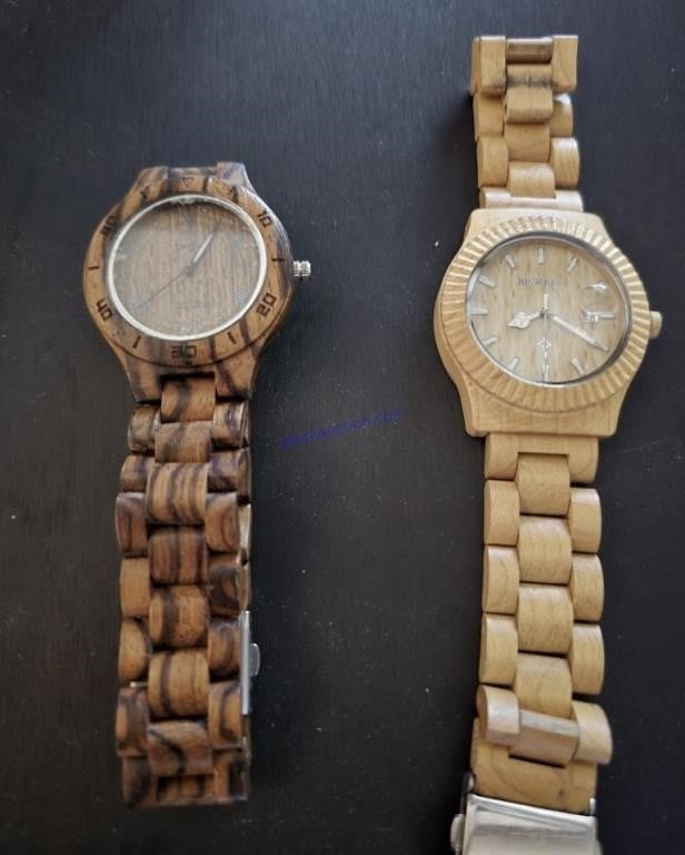 Pair of Wood Watches Not Working