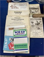 VINTAGE ADVERTISEMENT PAMPHLETS - PAPERS