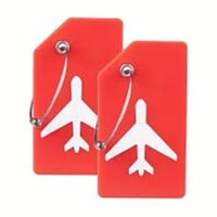 NEW! 6 Pcs Silicone Luggage Tags, Quickly Spot