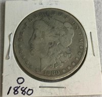 US1880 Morgan Silver Dollar