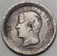Guatemala Real 1868 .903 Silver