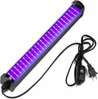 UV LED Black Light Bar, Upgraded 25w 72 LEDs