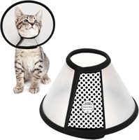 Adjustable Recovery Pet Cone E-Collar for Cats