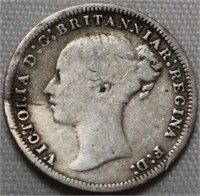 Great Britain Victoria 3 Pence 1875