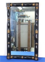Vintage Hitchcock Half-Pillar Mirror