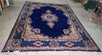 Hand Knotted Persian Kermen Rug 9x12.8 ft