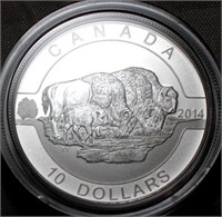 Canada $10 O Canada series II 2014 Bison