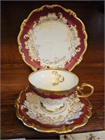 Rosenthal Pompador Teacup, Saucer, Plate