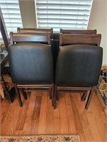 Padded Folding Card Table w/ (4) Chairs