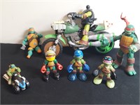 Tm Ninja Turtle Bikers Figures Bikes Assortment