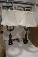 PAIR OF FIGURAL TABLE LAMPS
