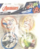 4pk Marvel Avengers Character Giant Superballs