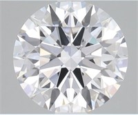 Top Lab Grown 2.52 Ct D/VS2 Round Diamond