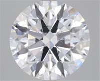 Top Lab Grown 4.04 Ct G/VS1 Round Diamond