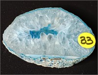 Agate Natural Geology Mineral stone - Blue