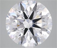 Top Lab Grown 7.27Ct F/VS1 Round Brilliant Diamond