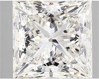 Top Lab Grown 4.42 Ct G/VS1 Princess Cut Diamond