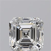 $39K Appraised 1.55 Ct G/VS1 Asscher Cut Diamond