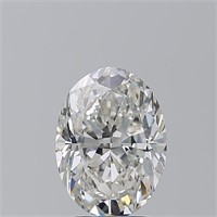 $145.8K Appraised 3.24 Ct GIA H/VS1 Oval Cut