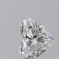 $89.7K Appraised 2.10 Ct GIA D/VS1 Heart Diamond