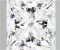 Top Labgrown 5.24 Ct F/VS1 Princess Cut Diamond