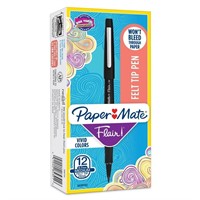 Point Guard Flair Needle Tip Stick Pen, Black