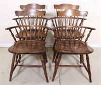 (4) Nichols & Stone Maple Dining Chairs