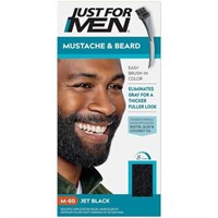 (2) Just For Men Mustache & Beard #M-60 Jet Black