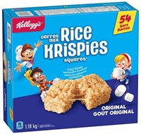 54-Pk Kellogg's Rice Krispies Squares Bars, 22 g