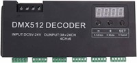 $87 JTLB 24 Channel DMX Decoder Digital Display