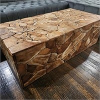 Modern Wood Matrix Coffee Table