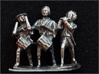 Revolutionary Soldiers Marching Band Pewter