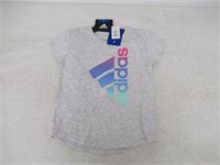 2-Pc Adidas Girl's 7 Set, T-shirt and Short, Grey