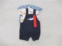 3-Pc Pekkle Babies 9M Set, T-shirt, Short Sleeve
