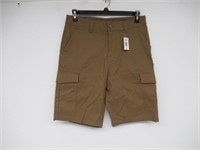 BC Clothing Men's 32 Stretch Cargo Short, Brown
