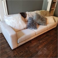 Modern Neutral Short Sofa