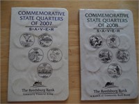 Commemorative State Quarters of 2007 and 2008