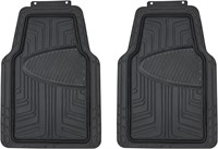 Rubber Floor Mat for Cars  SUVs  Trucks-2pc