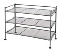 Seville Classics 3-Tier Stackable Sturdy Steel