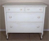 White Painted 2-Over-2 Chest