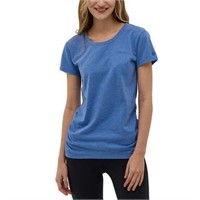 Bench Women's MD Crewneck T-shirt, Blue Medium