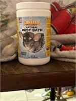 1/2 full chinchilla or small animal dust bath