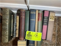 GROUP OF VINTAGE LEATHER BOUND BOOKS, FORMS OF FLO