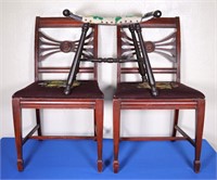 Vanity Stool + 2 Vintage Chairs