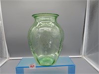 8 1/2" Uranium Glass Jar