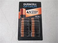 30-Pk Duracell Optimum AA Batteries with Power