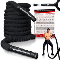 Pro Battle Ropes 1.5in x 30ft with Kit
